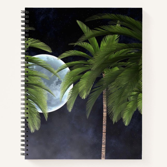 Cuaderno Palmeras contra la luna (Anverso)