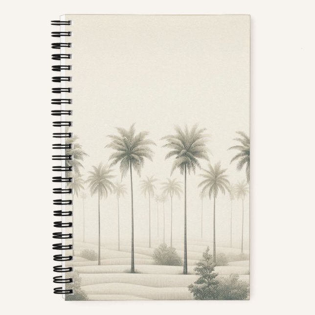 Cuaderno Palmeras de Miami (Anverso)