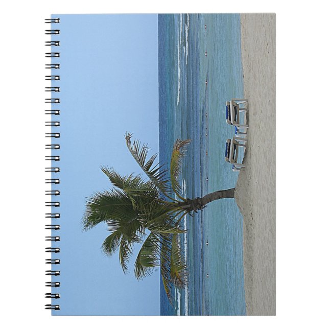 Cuaderno Palmeras en la playa (Frente)