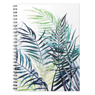 Cuaderno Palmeras iluminadas - Hojas tropicales