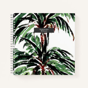 Cuaderno Palmeras inspiradas en las acuarelas