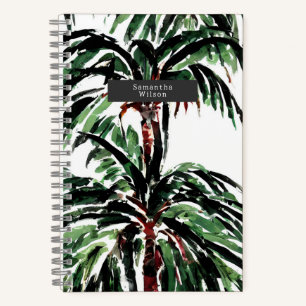 Cuaderno Palmeras inspiradas en las acuarelas