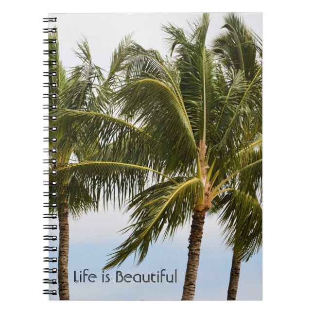 Cuaderno Palmeras Kauai (mi fotografía) (Frente)