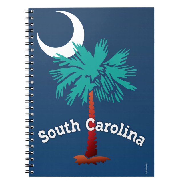 Cuaderno Palmetto de Carolina del Sur (Frente)