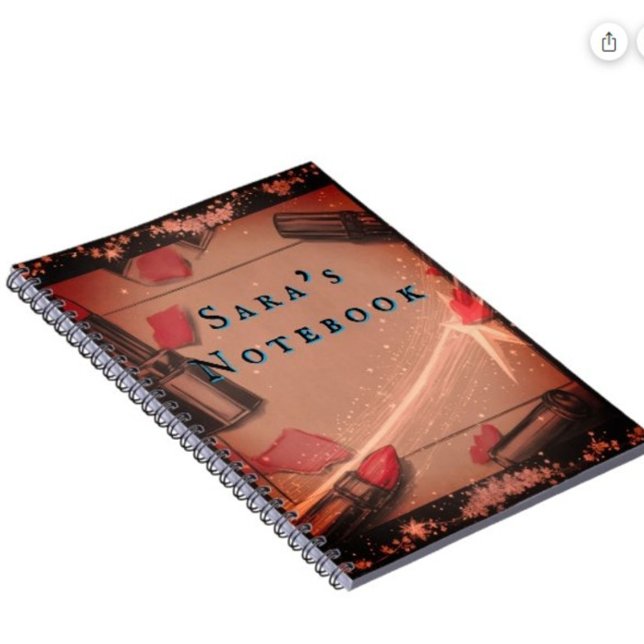 Cuaderno Palo de labios estilo retro (Subido por el creador)