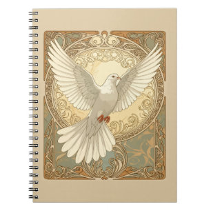 Cuaderno Paloma de la Paz Románticamente Nostálgica