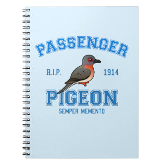 Cuaderno Paloma de pasajero del equipo