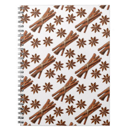 Cuaderno Palos de canela y anís estrellado.