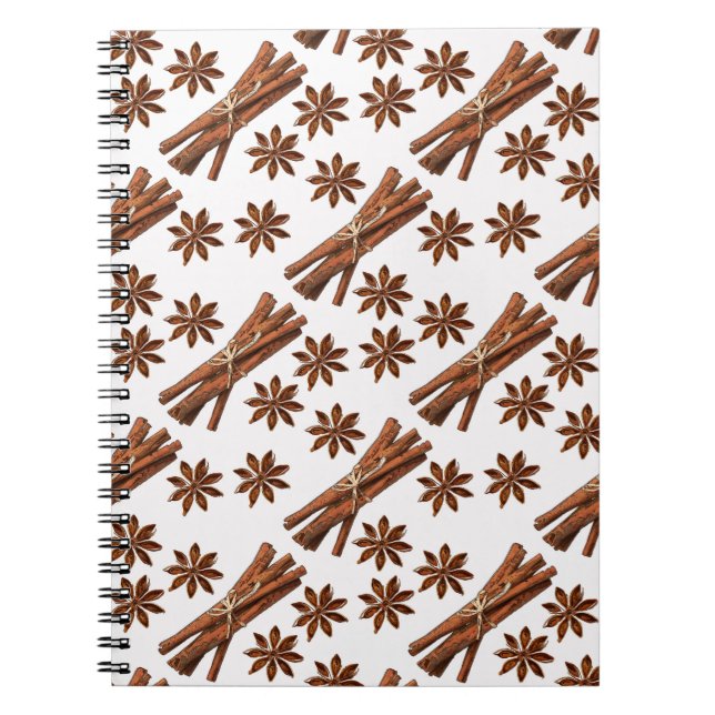Cuaderno Palos de canela y anís estrellado. (Frente)