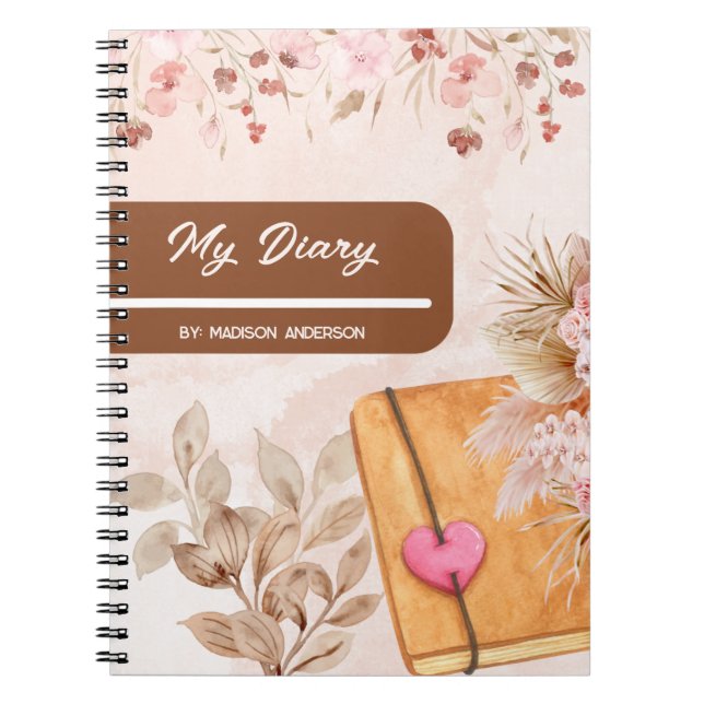 Cuaderno Pampas Grass Diary (Frente)