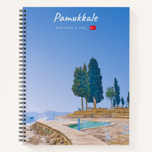 Cuaderno Pamukkale, Turquía - Piscinas termales en espiral