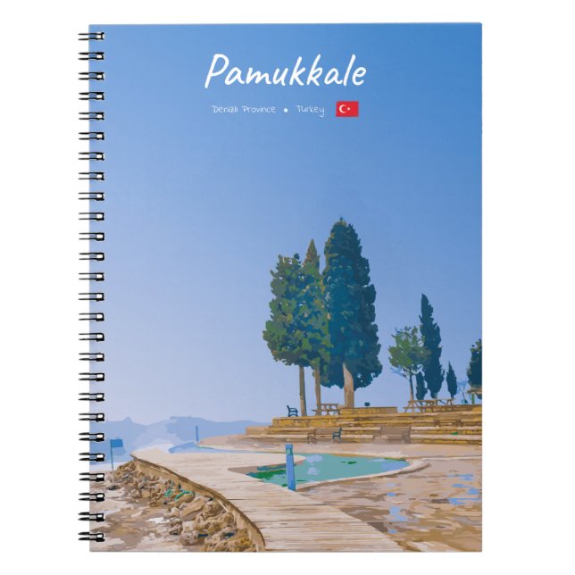 Cuaderno Pamukkale, Turquía - Piscinas Térmicas (Frente)