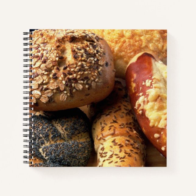 Cuaderno Pan artesano, Rollos, Pan de panadería (Anverso)