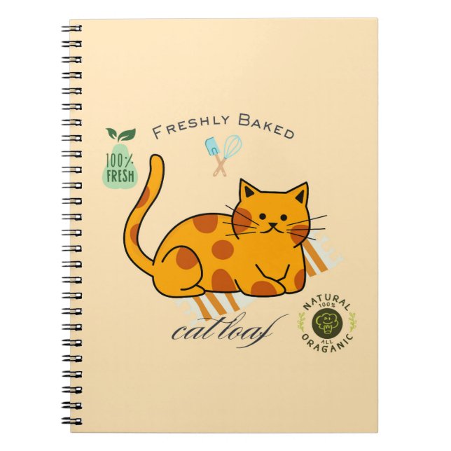 Cuaderno Pan de Gato Divertido (Frente)