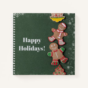 Cuaderno Pan de jengibre y copos de nieve
