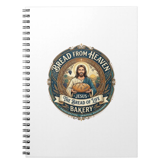 Cuaderno Pan Del Cielo Jesús Pan De Vida Panadería Cristian (Frente)