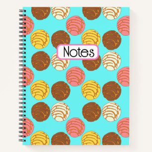 Cuaderno Pan Dulce Conchas Mexicanas
