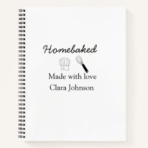 Cuaderno Panadería casera hecha con amor agregar detalles d