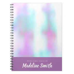 Cuaderno Panadería de Pastel Casero Abstracto Divertido