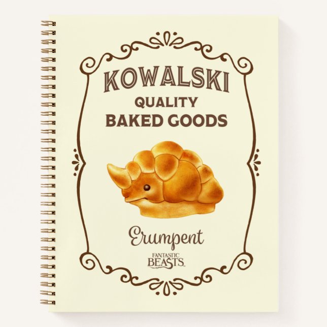 Cuaderno Panadería Kowalski - Erumpent (Anverso)