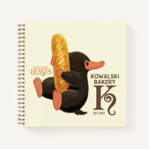 Cuaderno Panadería Kowalski - Niffler con pan