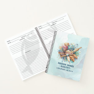Cuaderno Panadería Pastelería Chef Postre Dulces Torta Pana
