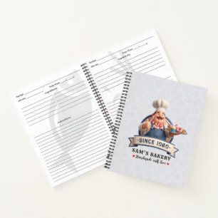 Cuaderno Panadería Pastelería Chef Postres Dulces Pastelerí