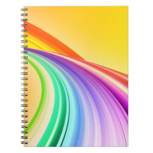 Cuaderno Pancarta de fondo de diseño amarillo Naranja abstr