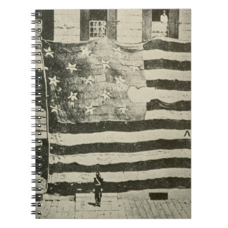 Cuaderno Pancarta de Star Spanglage: Bandera estadounidense