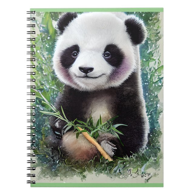 Cuaderno Panda Adorable (Frente)