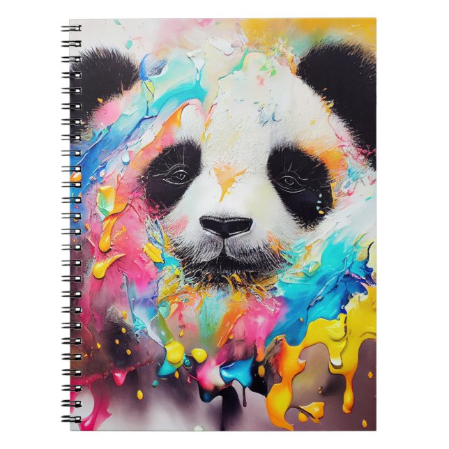 Cuaderno Panda Bear Animal Discovery Adventure Nature (Frente)