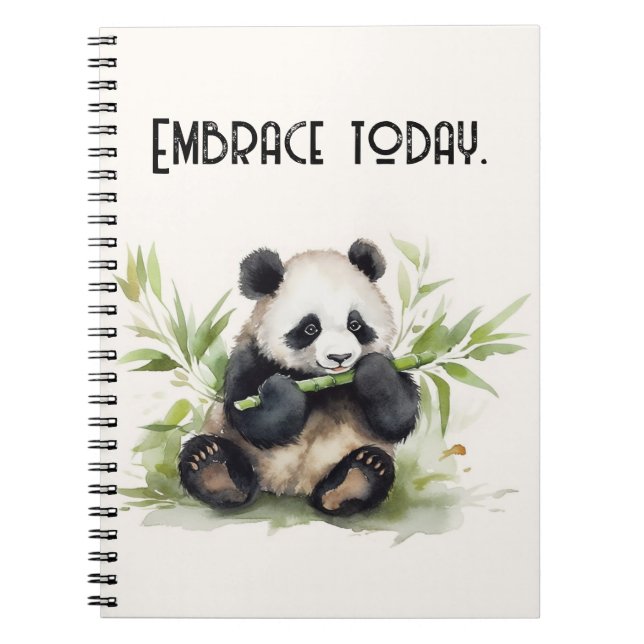 Cuaderno Panda Bear Con Cita (Frente)
