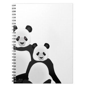 Cuaderno Panda Bear Mom y Cub