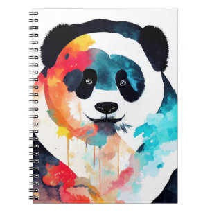 Cuaderno Panda Bear Naturaleza salvaje Color animal Pintura
