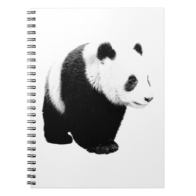 Cuaderno Panda blanco y negro (Frente)