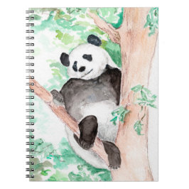 Cuaderno Panda, colgando