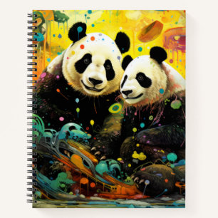 Cuaderno Panda Colorful Animal Encantador