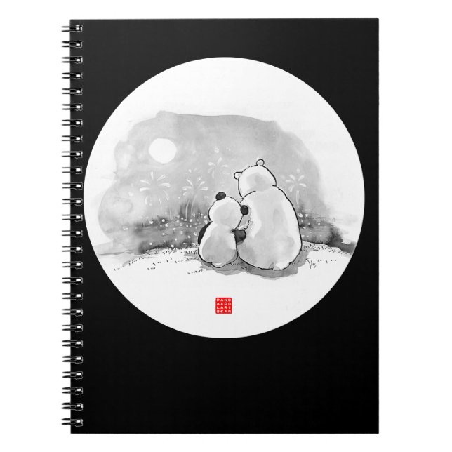 Cuaderno Panda Cuta Y El Amante De Los Animales Del Oso Pol (Frente)