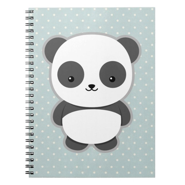 Cuaderno Panda de Kawaii (Frente)