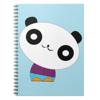 Cuaderno Panda desapasible real del kawaii lindo