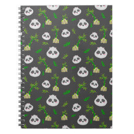 Cuaderno Panda en la selva de bambú