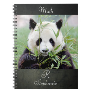 Cuaderno Panda gigante de la fotografía portátil , animales