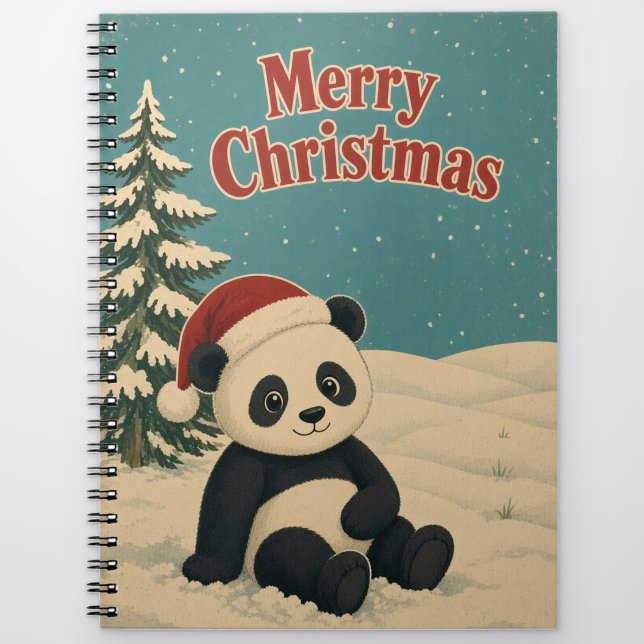 Cuaderno Panda Invierno Campo Animal Navidad (Subido por el creador)
