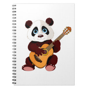 Cuaderno panda musical