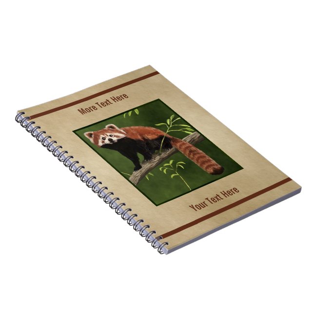 Cuaderno Panda rojo (Lado Derecho)