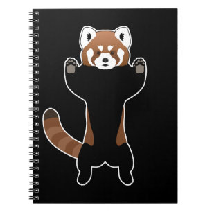 Cuaderno Panda rojo