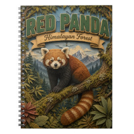 Cuaderno Panda Rojo Bosque Himalayo POPCUT