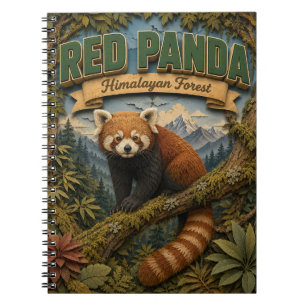 Cuaderno Panda Rojo Bosque Himalayo POPCUT
