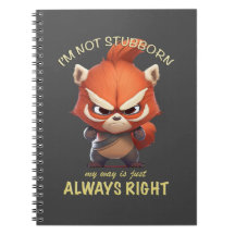 Panda Rojo No soy testarudo Mi Camino Siempre Está