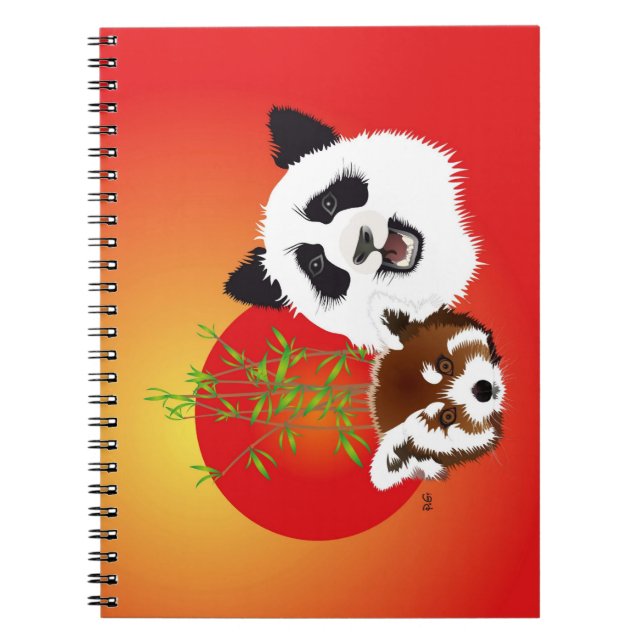 Cuaderno Panda Treffen Notizheft (Frente)